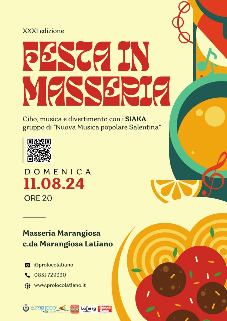 Festa in masseria 2024 – XXXI edizione