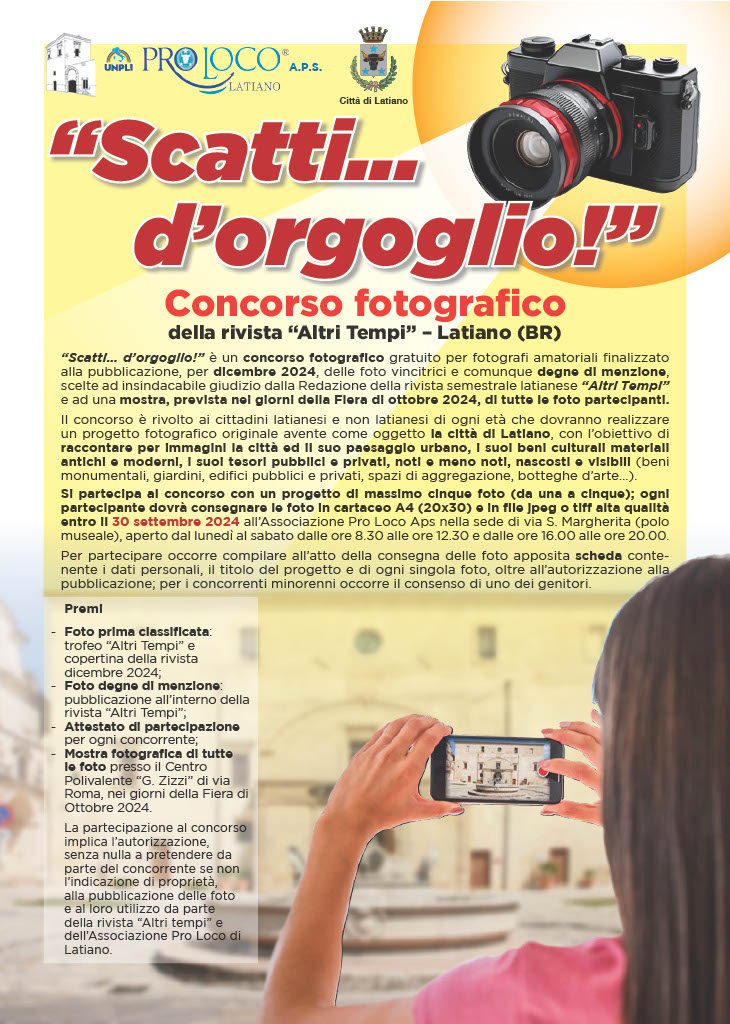 “Scatti…d’orgoglio!” Concorso fotografico 2024