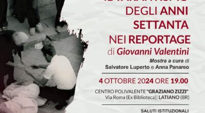 Mostra fotografica “Il tarantismo degli anni Settanta nei reportage di Giovanni Valentini”