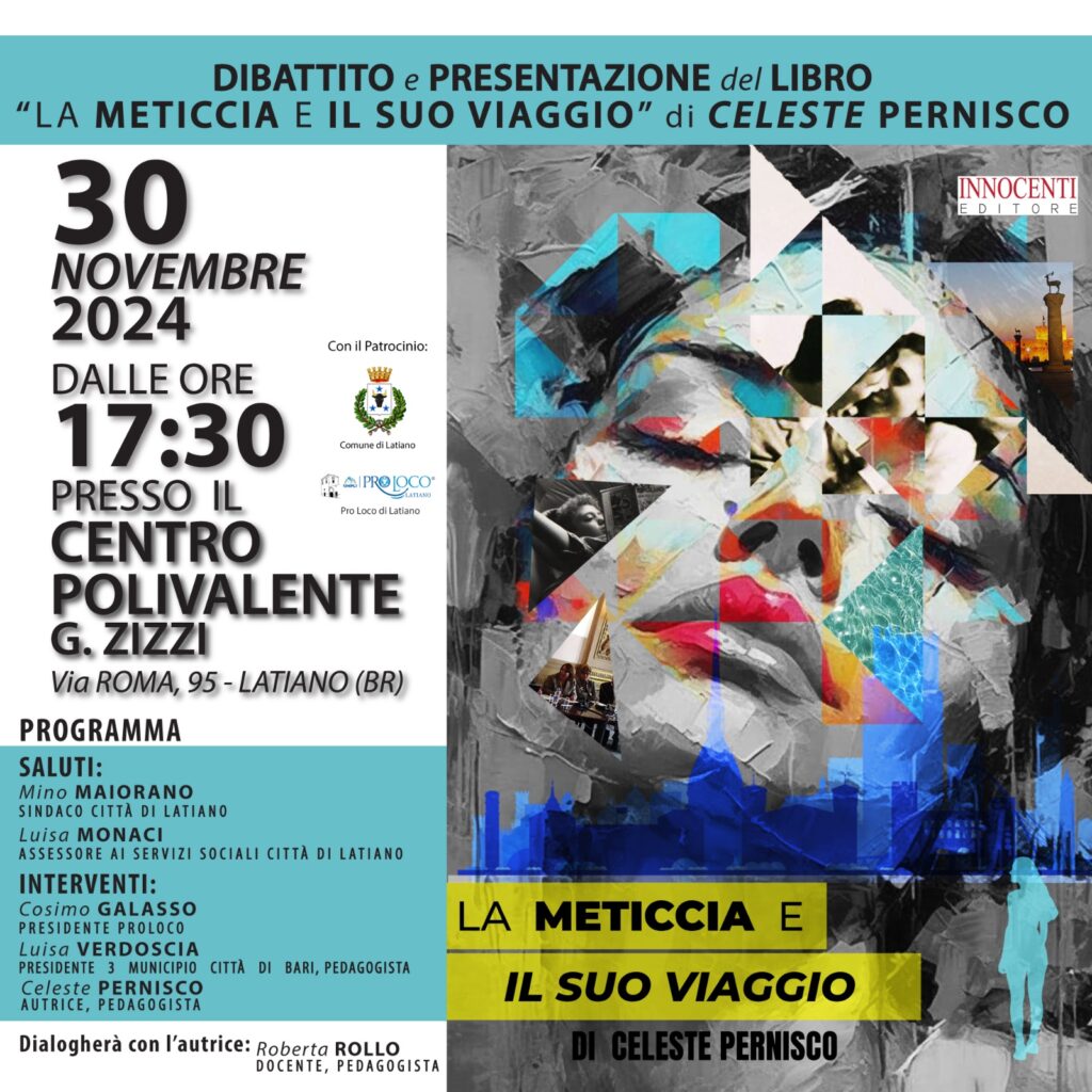 Presentazione del libro “La meticcia e il suo viaggio” di Celeste Pernisco